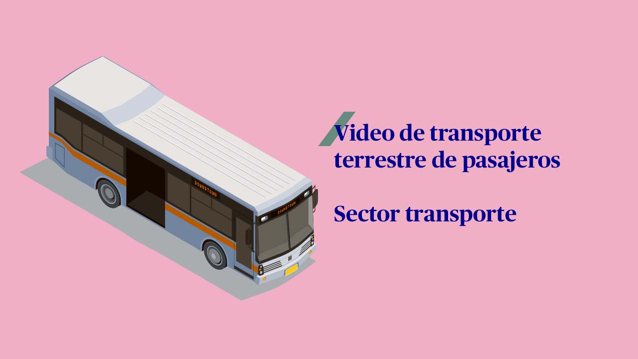 Video de transporte terrestre de pasajeros